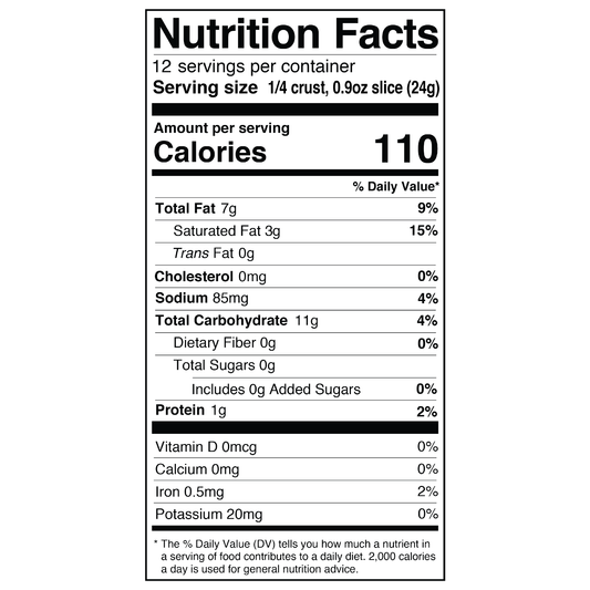 Organic Traditional 6" Pie Shells (6–3 Packs)