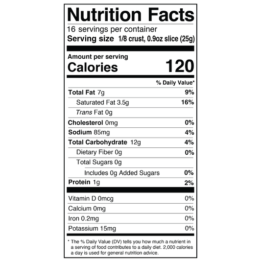 Organic Traditional 9" Pie Shells (12–2 Packs)