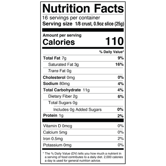 Organic Whole Wheat 9" Pie Shells (12–2 Packs)