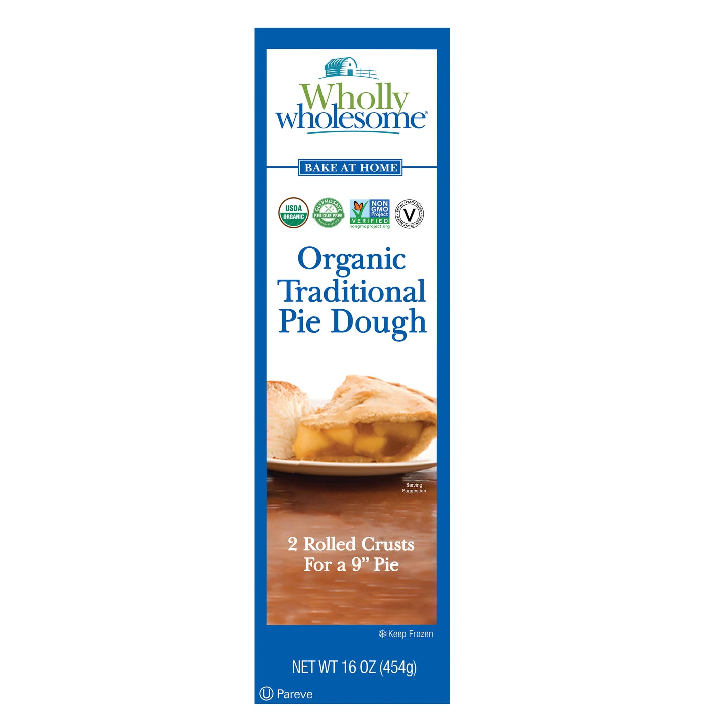 Organic Traditional Rolled Pie Dough (6–2 Packs)