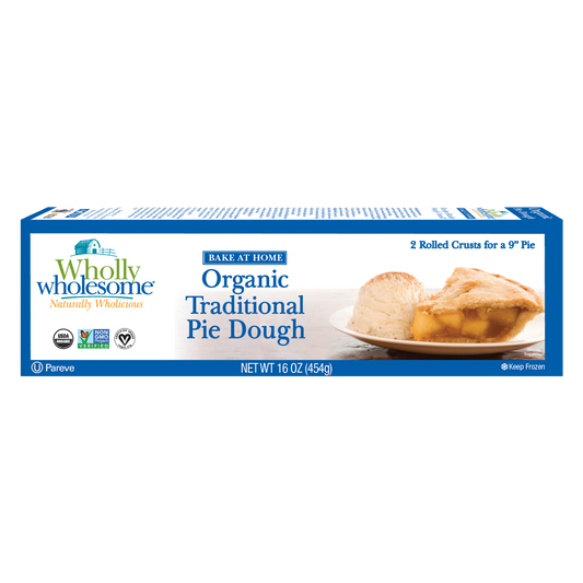 Organic Traditional Rolled Pie Dough (6–2 Packs)